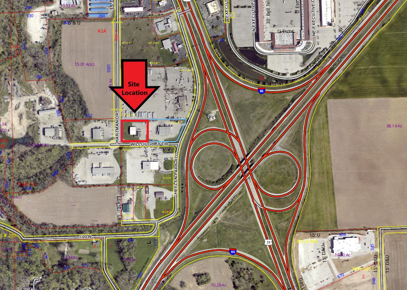 Industrial/ Flex Space: 3650 W Willoughby Dr, Edinburgh, IN 46124
